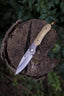X Series Bolster Lock Folder - Stonewash/Stonewashed Brass