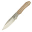 X Series Bolster Lock Folder - Stonewash/Natural Micarta