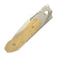 X Series Bolster Lock Folder - Stonewash/Stonewashed Brass
