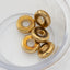 Cheerio - Brass High Polish Knurled Single