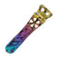 Flashlight Clip - Titanium Splash Ano
